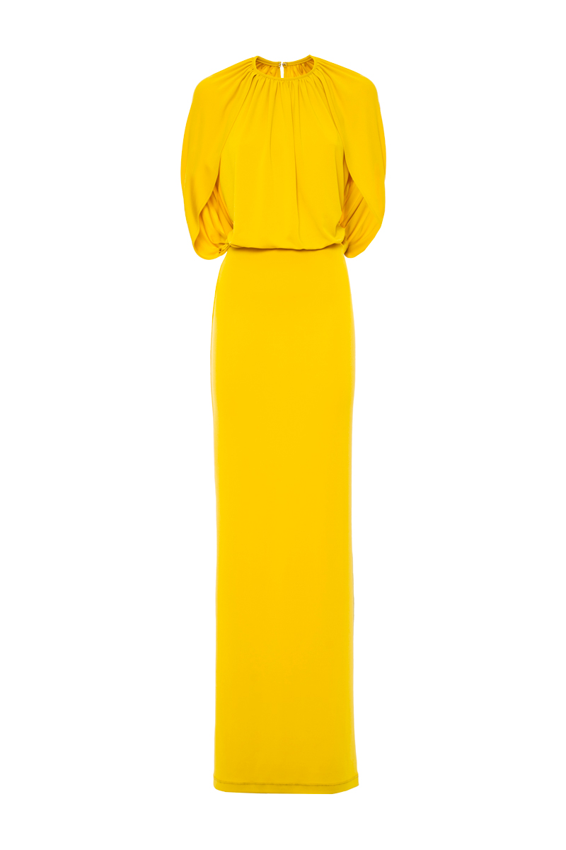 LONG CAPE DRESS