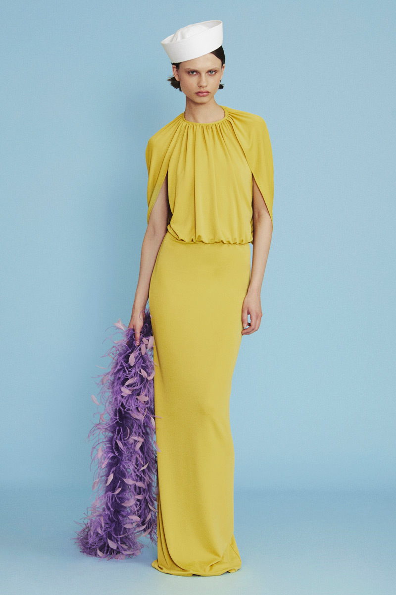LONG CAPE DRESS