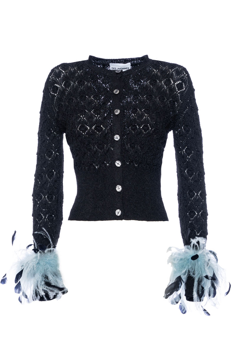 OPENWORK CARDIGAN