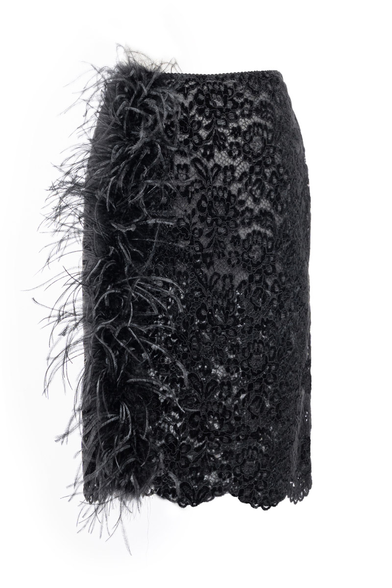 SLIT MIDI SKIRT